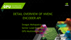 Detailed Overview of NVENC Encoder API