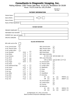Download form - Consultants In Diagnostic Imaging, Inc