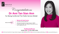 Dr Ann Tan - Pacific Healthcare Holdings
