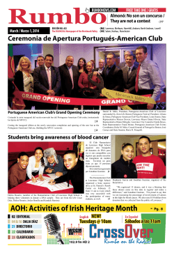 AOH: Activities of Irish Heritage Month