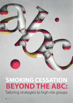 Smoking Cessation: Beyond the ABC