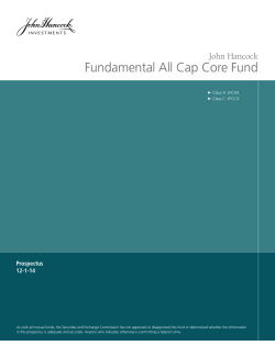 Fundamental All Cap Core Fund