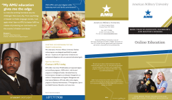 Download Brochure - American Military University