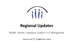 Regional HLP TF Updates