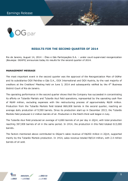 OSX – Resultados Referentes ao Ano de 2010