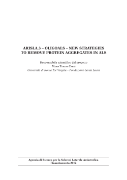 arisla.3 – oligoals – new strategies to remove protein aggregates in als