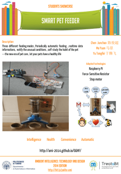 Posters of the showcased projects - e-Lite