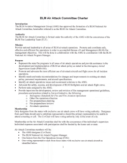 BLM Air Attack Committee Charter FINAL (09-30-14) (1)