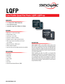 Low Profile Quad Flat Pack: LQFP, LQFP-ep
