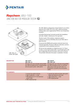 Junction box for modular system