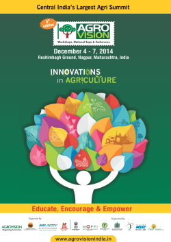 in AGR CUL URE INNOVATI NS