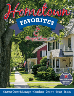 Hometown Favorites 2014 Brochure - School