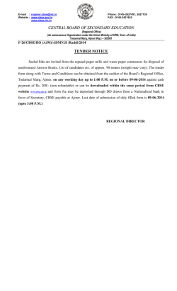 Disposal of used/unused Answer Books