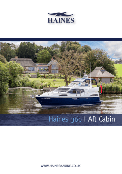 Haines 360 I Aft Cabin