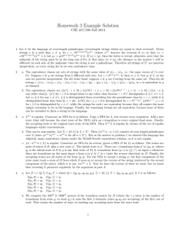 Homework 3 Example Solution