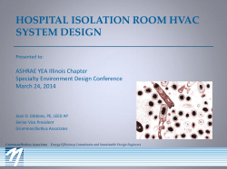 hospital isolation room hvac design system