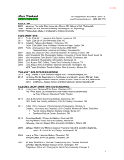 Resume (updated 2/2013)