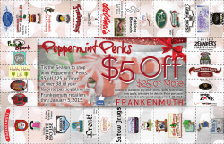 Tis the Season to shop with Peppermint Perks. $5 off