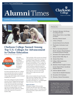 Alumni Times - Clarkson College