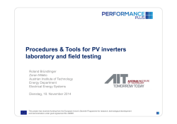 Tools for inverter testing (Zoran Miletic - AIT)