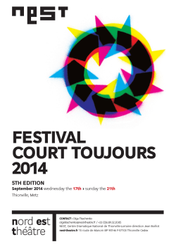FESTIVAL COURT TOUJOURS 2014