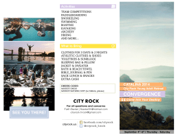 City Rock Retreat Flyer - CityRock | Hrock Church Young Adults