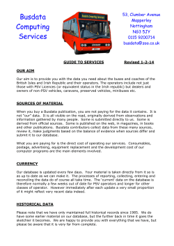 Guide to Services 2014