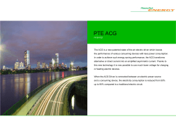 acg brochure - Plasmatech Energy