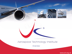 An Introduction to the Aerospace Technology Institute