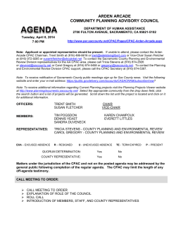 AA Agenda 04-08-2014 - Planning and Environmental Review