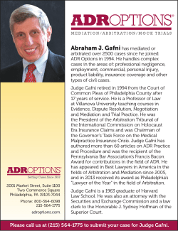 Hon. Abraham Gafni
