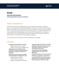 K409 Product Brief