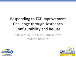 Responding to TAT Improvement Challenge through