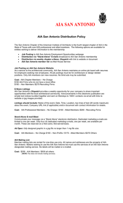 Job postings - AIA San Antonio