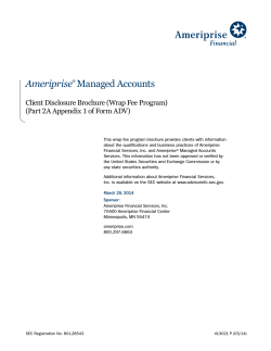 Ameriprise® Managed Accounts