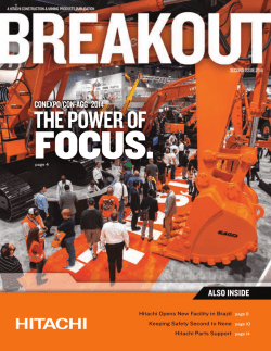 ALSO INSIDE CONEXPO/CON-AGG® 2014