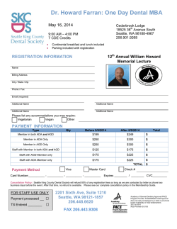 Dr. Howard Farran: One Day Dental MBA