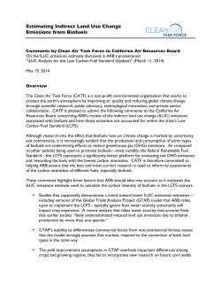 CATF Comments on ARB Proposed ILUC Analysis_FINAL 051914