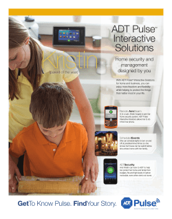 ADT PulseSM Interactive Solutions