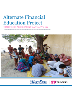 Alternate Financial Education Project