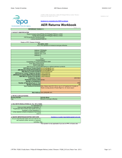P026602-AER 2013 - Environmental Protection Agency