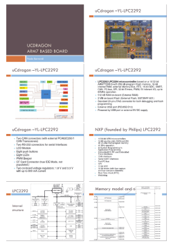 UCDRAGON ARM7 BASED BOARD uCdragon –YL