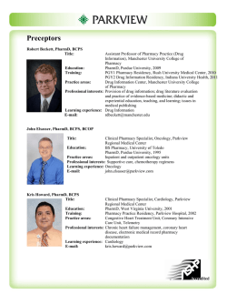Meet our Preceptors