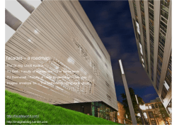 facades – a roadmap: