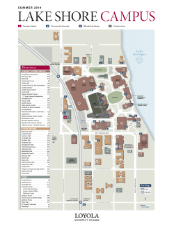 Lake Shore Campus Map - Loyola University Chicago