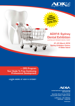ADX14 Sydney CPD Brochure