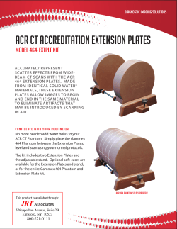 ACR 464 Extension Plates