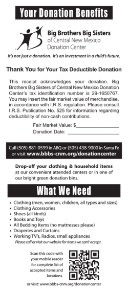 here - Big Brothers Big Sisters of Central New Mexico