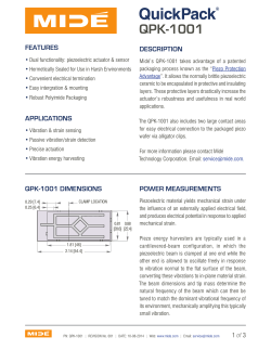 Datasheet (PDF) - Mide Technology