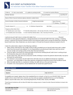 ACH Loan Payment Form